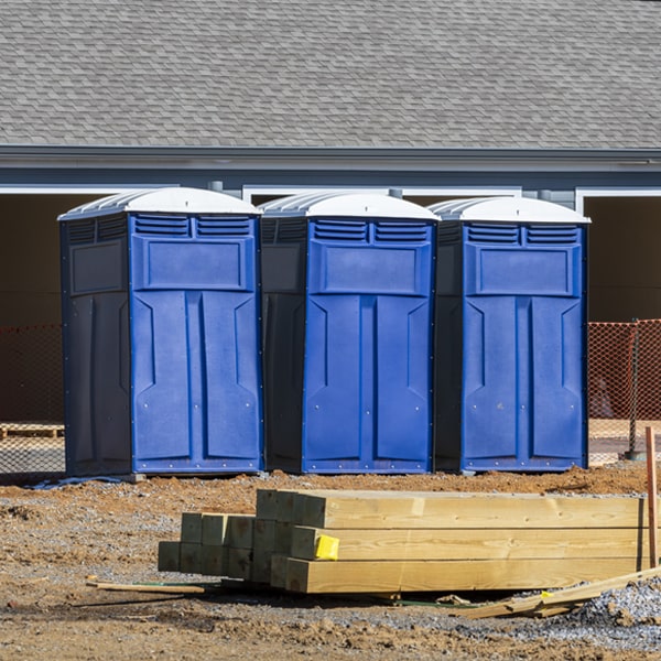 how do you ensure the portable restrooms are secure and safe from vandalism during an event in Newbury KS